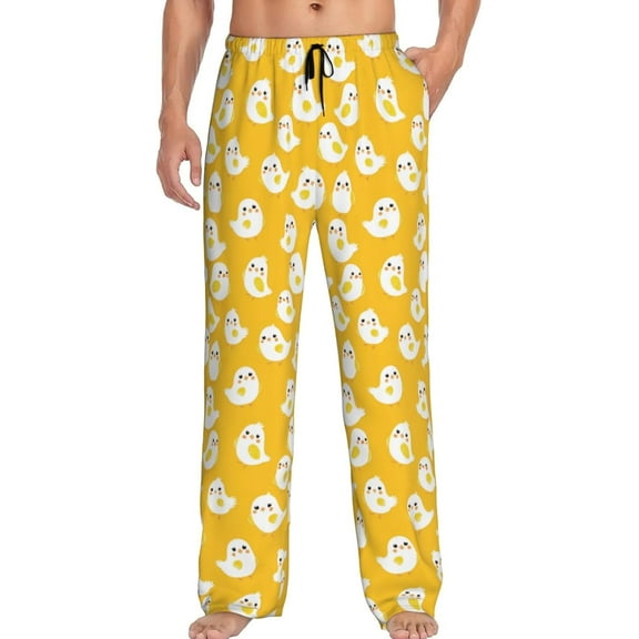 CROPD Men's Pajama Pants Pjs Bottoms With Pockets Sleep Lounge Pants For Men