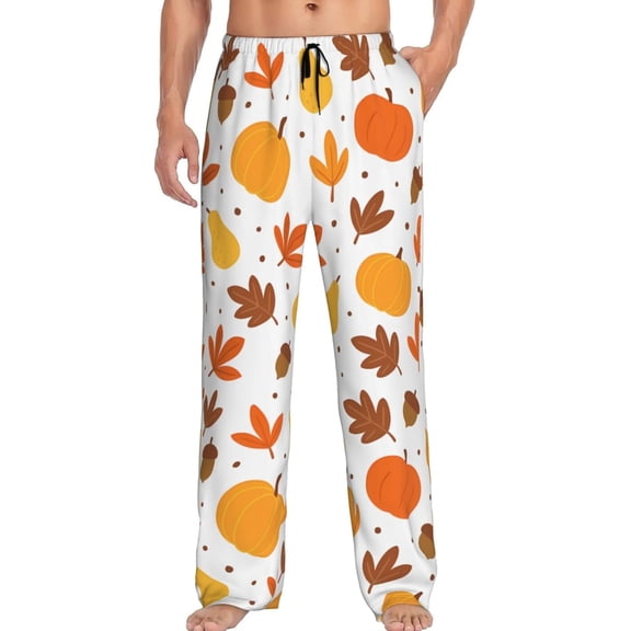 CROPD Men's Pajama Pants Pjs Bottoms With Pockets Sleep Lounge Pants For Men