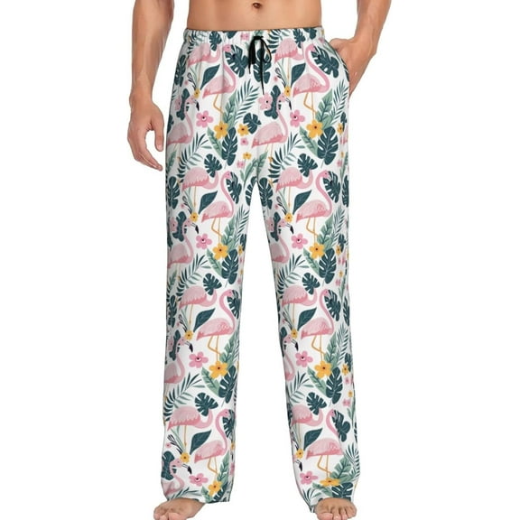 CROPD Men's Pajama Pants Pjs Bottoms With Pockets Sleep Lounge Pants For Men