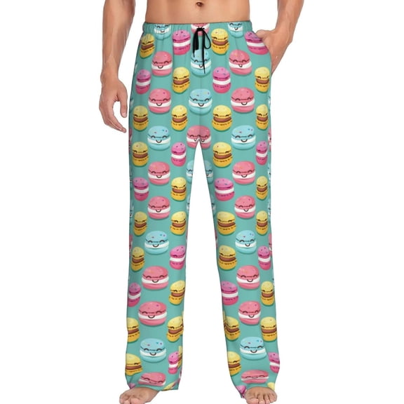 CROPD Men's Pajama Pants Pjs Bottoms With Pockets Sleep Lounge Pants For Men