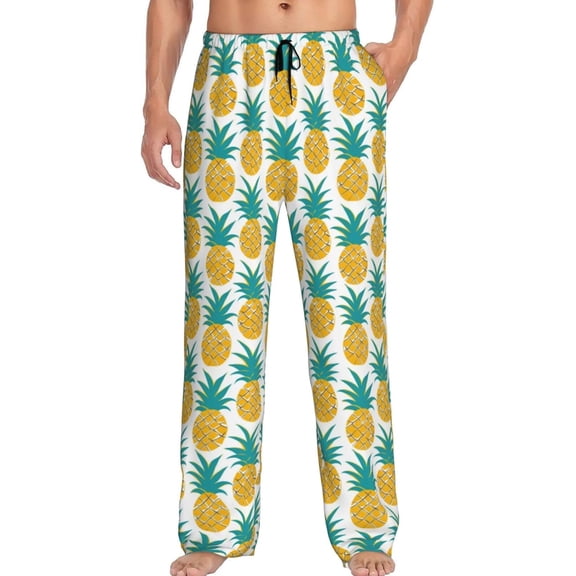 CROPD Men's Pajama Pants Pjs Bottoms With Pockets Sleep Lounge Pants For Men