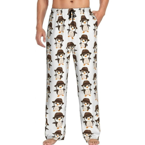 CROPD Men's Pajama Pants Pjs Bottoms With Pockets Sleep Lounge Pants For Men