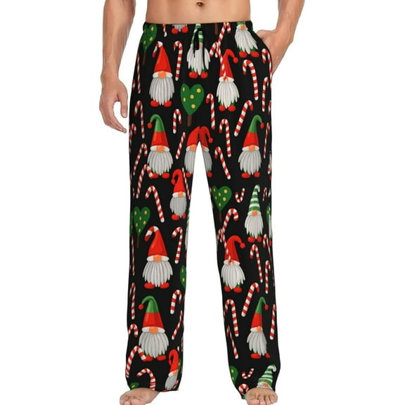 CROPD Men's Pajama Pants Pjs Bottoms With Pockets Sleep Lounge Pants For Men