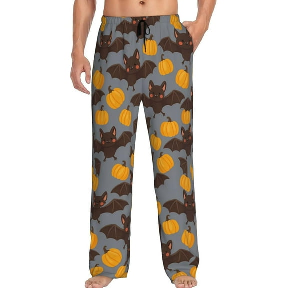 CROPD Men's Pajama Pants Pjs Bottoms With Pockets Sleep Lounge Pants For Men