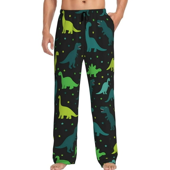 CROPD Men's Pajama Pants Pjs Bottoms With Pockets Sleep Lounge Pants For Men
