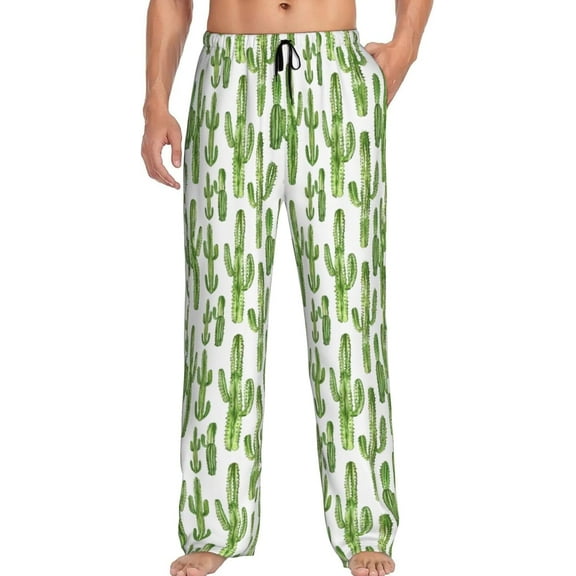CROPD Men's Pajama Pants Pjs Bottoms With Pockets Sleep Lounge Pants For Men