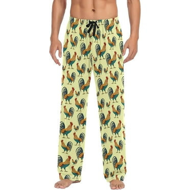 CROPD Men's Pajama Pants Pjs Bottoms with Pockets Sleep Lounge Pants for Men