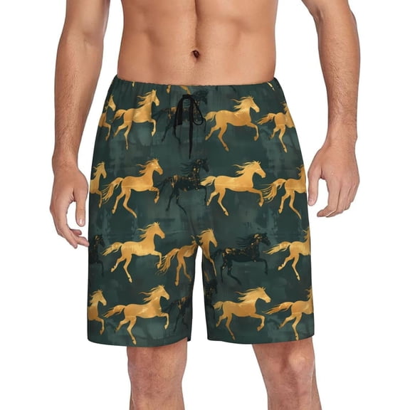 CROPD Mens Pajama Shorts Soft Lounge Bottoms Sleepwear Pj Pants With Pockets S-4XL