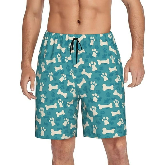 CROPD Mens Pajama Shorts Soft Lounge Bottoms Sleepwear Pj Pants With Pockets S-4XL