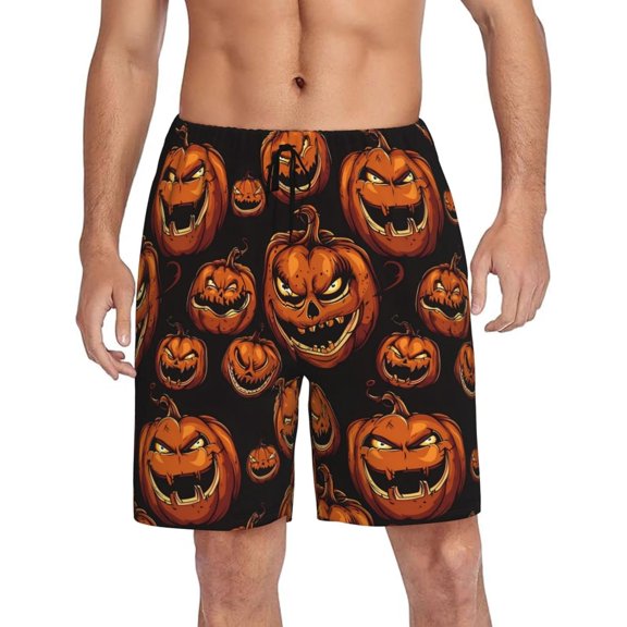 CROPD Mens Pajama Shorts Soft Lounge Bottoms Sleepwear Pj Pants With Pockets S-4XL