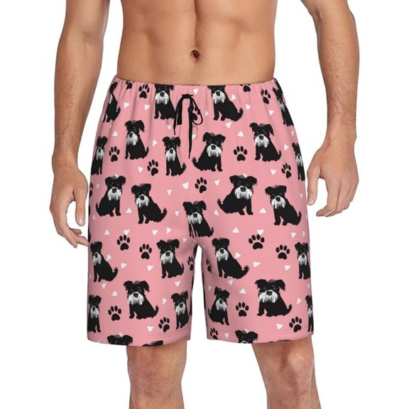 CROPD Mens Pajama Shorts Soft Lounge Bottoms Sleepwear Pj Pants With Pockets S-4XL