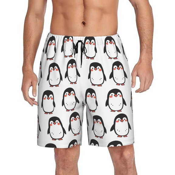 CROPD Mens Pajama Shorts Soft Lounge Bottoms Sleepwear Pj Pants With Pockets S-4XL