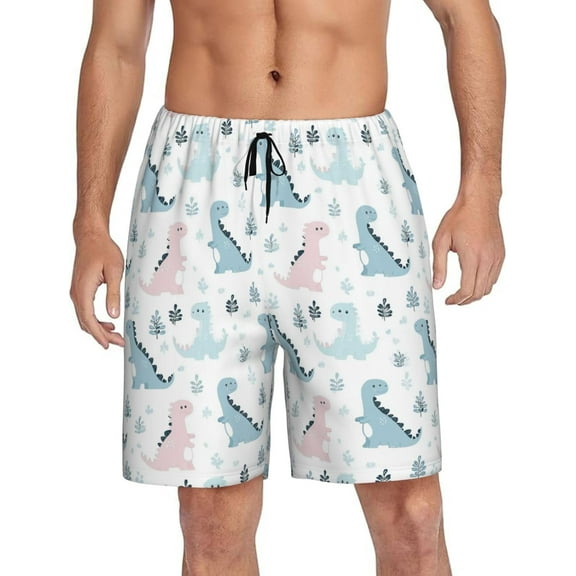 CROPD Mens Pajama Shorts Soft Lounge Bottoms Sleepwear Pj Pants With Pockets S-4XL