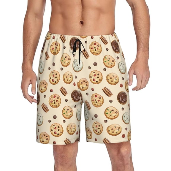 CROPD Mens Pajama Shorts Soft Lounge Bottoms Sleepwear Pj Pants With Pockets S-4XL