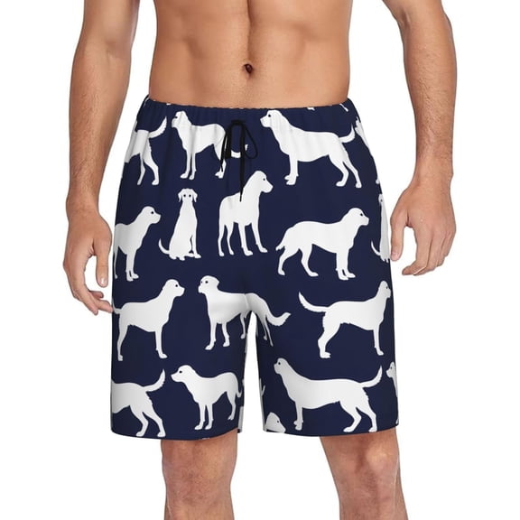 CROPD Mens Pajama Shorts Soft Lounge Bottoms Sleepwear Pj Pants With Pockets S-4XL