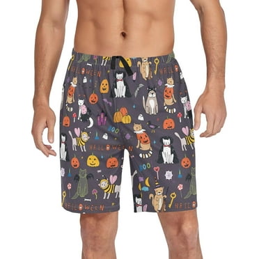 CROPD Pajama Shorts Mens Pajama Bottoms Men's Lounge Sleep Shorts with Pockets