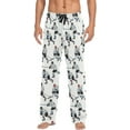 thumbnail image 1 of CROPD Skiers Winter Sport Blue Men's Pajama Pants Lounge Pants Sleep Pajama Pant Bottoms, 1 of 7