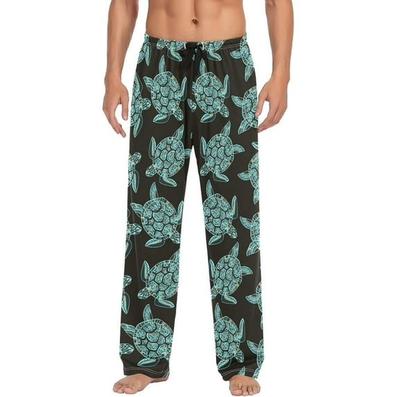 CROPD Pajama Pants Men Sleepwear Lounge Pants Pjs Bottoms with Pockets