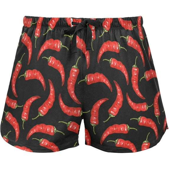 CROPD Women's Pajama Shorts Sleep Shorts with Pockets Pjs Bottoms Lounge Pants for Women