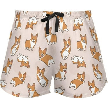 CROPD Women's Pajama Shorts Sleep Shorts with Pockets Pjs Bottoms Lounge Pants for Women