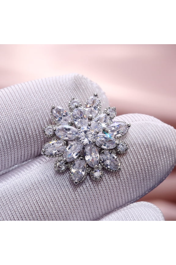 Women‘s Gold Copper Sunflower Ear Studs - Double Layer Fashion Earrings