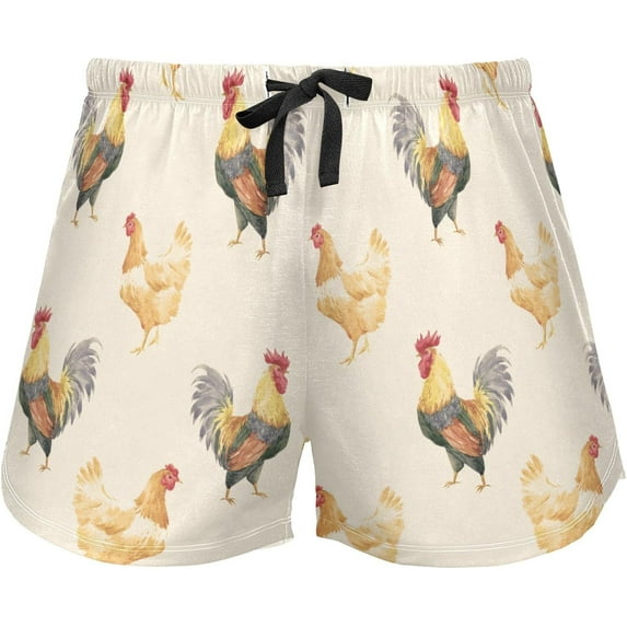 CROPD Women's Pajama Shorts Sleep Shorts with Pockets Pjs Bottoms Lounge Pants for Women