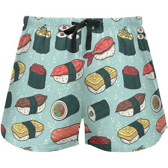 CROPD Women's Pajama Shorts Sleep Shorts with Pockets Pjs Bottoms Lounge Pants for Women