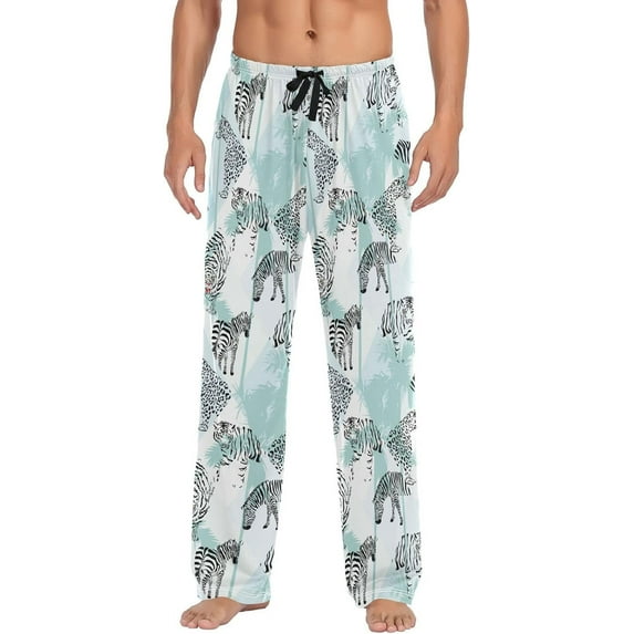 CROPD Pajama Pants Men Sleepwear Lounge Pants Pjs Bottoms with Pockets