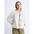 thumbnail image 1 of Scoop Women’s Cropped Ruched Jacket, Sizes XS-XXL, 1 of 7