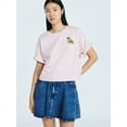 thumbnail image 1 of Scoop Women’s and Women's Plus Cotton Cropped Tee with Short Sleeves, Sizes XS-4X, 1 of 5