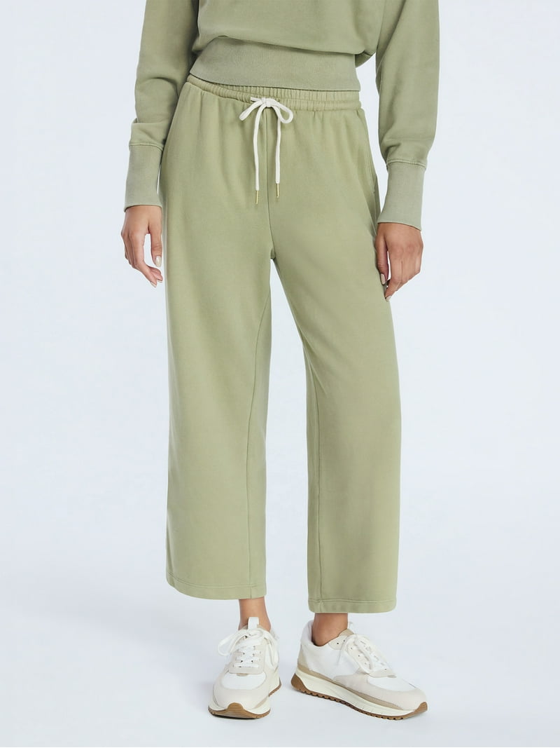 Free Assembly Women's and Women's Plus Cropped Sweatpants, 23