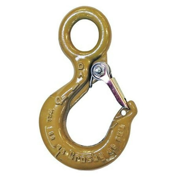 CROSBY 1022435 Eye Hook,Alloy Steel,14,000 lb.,Gold