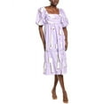 thumbnail image 1 of CROSBY by Mollie Burch womens  Emerson Midi Dress, s, Purple, 1 of 3