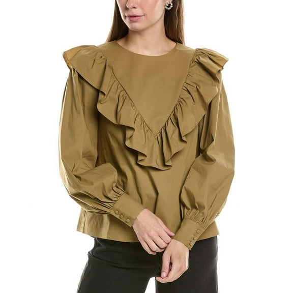 CROSBY by Mollie Burch womens Flint Top, XXS, Green