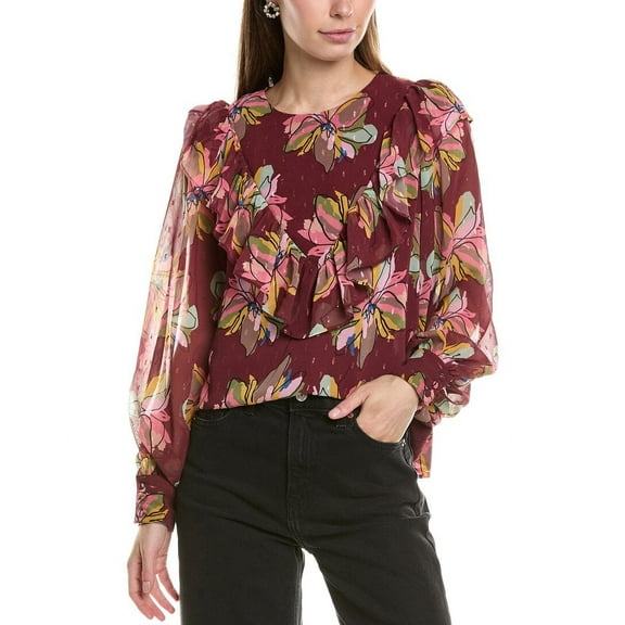 CROSBY by Mollie Burch womens  Flint Top, XXS, Purple