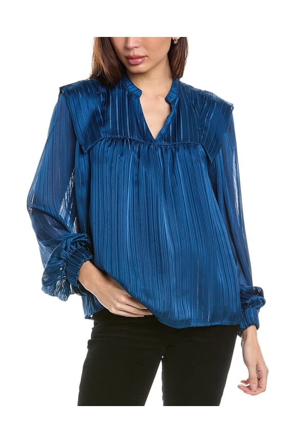 womens Gaines Top, XXS, Blue