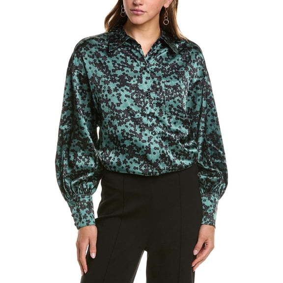 CROSBY by Mollie Burch womens  Mignonne Top, XXS, Green