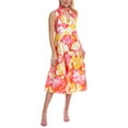 thumbnail image 1 of CROSBY by Mollie Burch womens  Wesley Midi Dress, L, Red, 1 of 3
