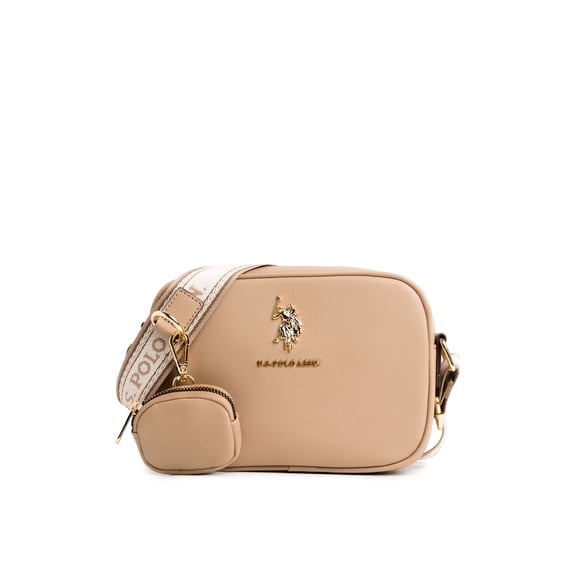 U.S. Polo Assn. Women's Signature Crossbody Bag, Sand