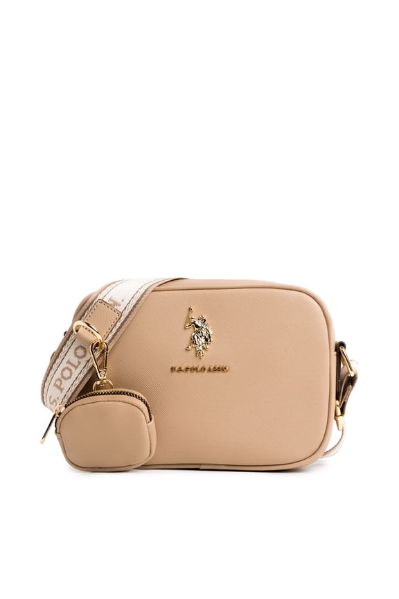 Women's Signature Crossbody Bag, Sand