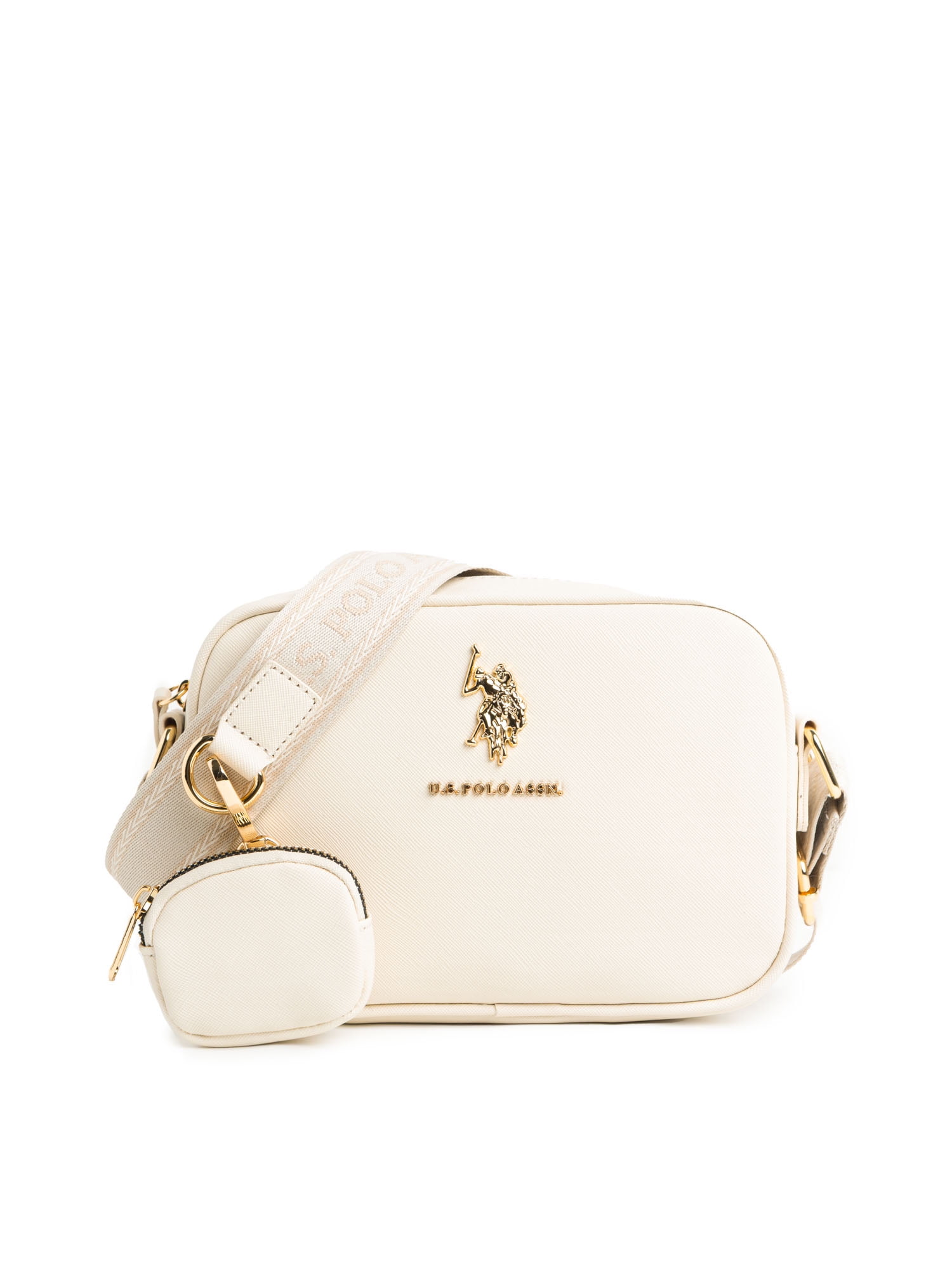 U.S. Polo Assn. Women's Signature Crossbody Bag, Ivory