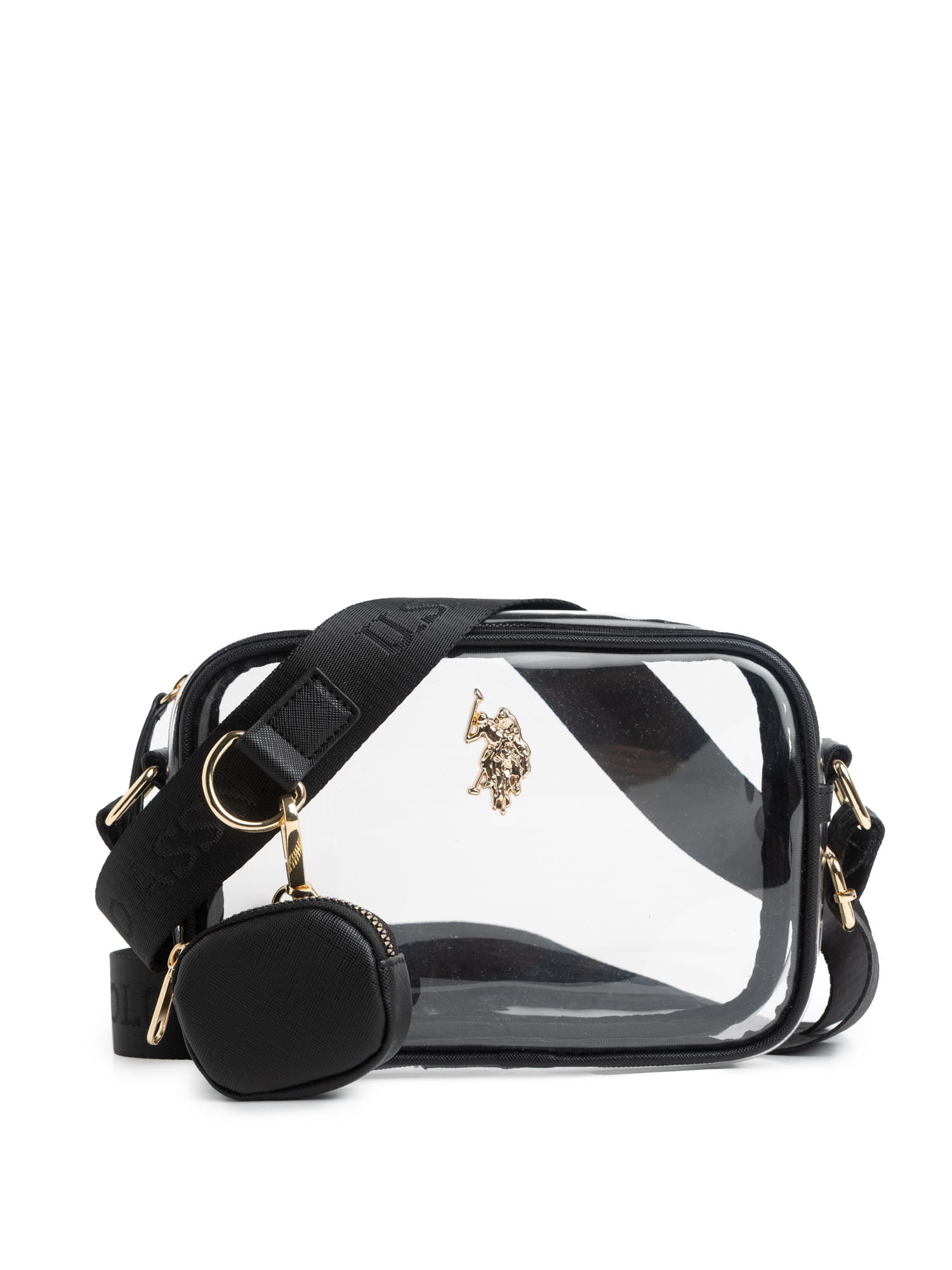 U.S. Polo Assn. Women's Signature Crossbody Bag, Clear