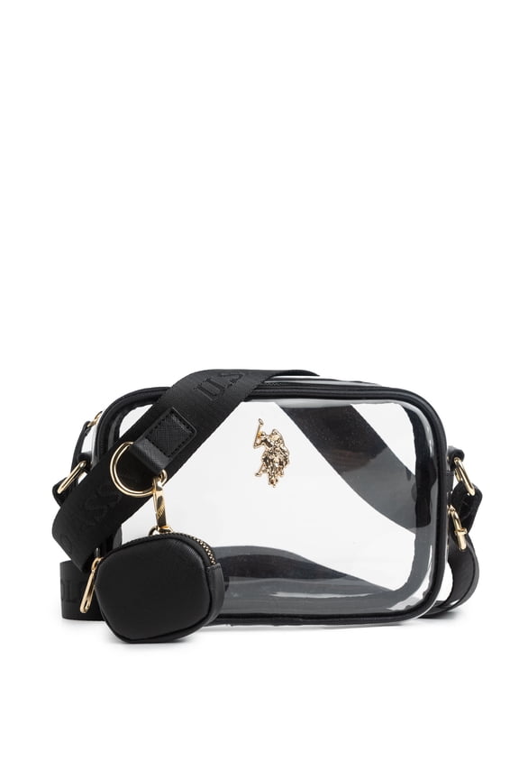Women's Signature Crossbody Bag, Clear