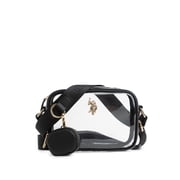 U.S. Polo Assn. Womens Signature Crossbody Bag, Clear
