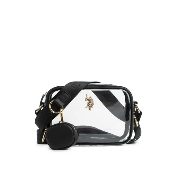 U.S. Polo Assn. Women's Signature Crossbody Bag, Clear