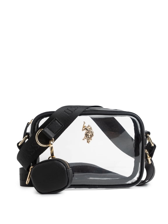 Women's Signature Crossbody Bag, Clear