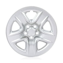 CROSSDESIGN 17" Silver Plaste Wheel Hub Caps Full Rim Skin Cover Fit for 2006-2012 Toyota RAV4
