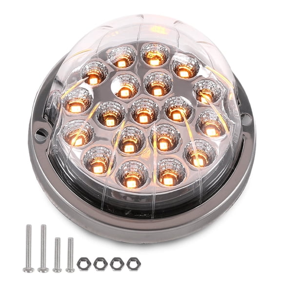CROSSDESIGN 19 LED Marker Turn Signal Light universal Fit for All Cars