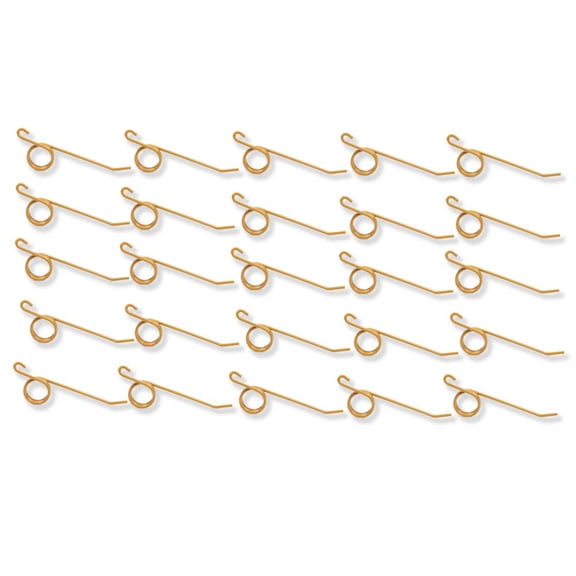 CROSSDESIGN 25 Pack Hay Rake Teeth Fit for New Holland 55 56 57 256 258 259 260 Tines Yellow