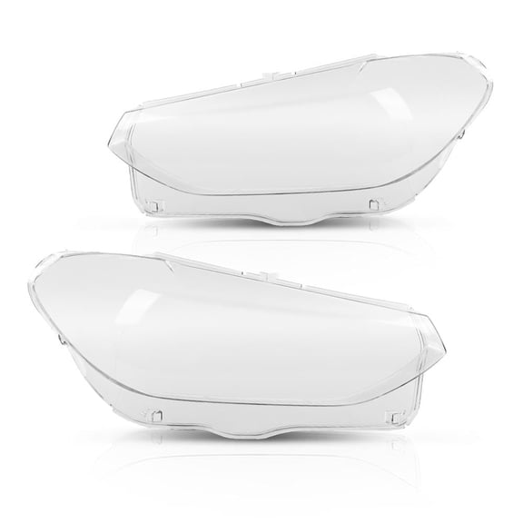 CROSSDESIGN Headlight Lens Headlamp Cover Fit for 2018-2021 BMW X3 G01 X4 G02 G08 Left and Right